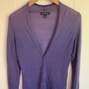 Banana Republic Purple Cardigan